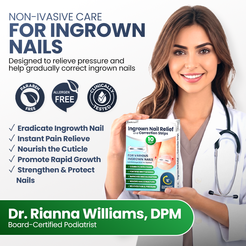 Evolvion® Ingrown Nail Relief & Correction Strips