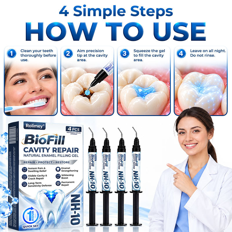 Rolimey® BioFill Cavity-Repair Natural Enamel Filling Gel