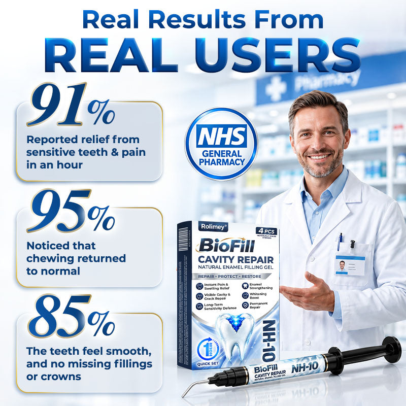 Rolimey® BioFill Cavity-Repair Natural Enamel Filling Gel