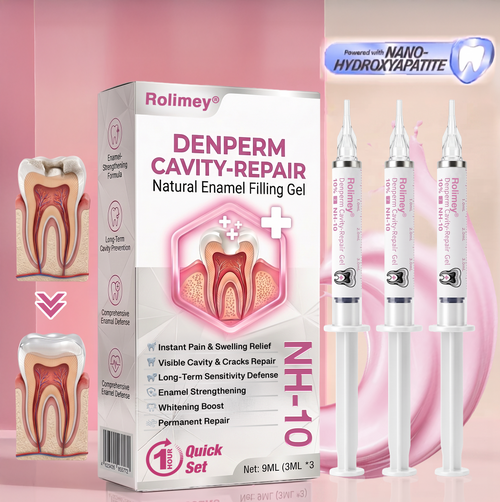 ⭐️Rolimey® DenPerm Cavity-Repair Natural Enamel Filling Gel